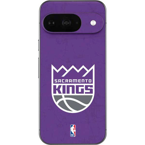 NBA Sacramento Kings Distressed Google Pixel 9 Skin